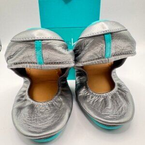 Tieks Metallic Pewter Size 7